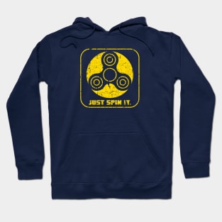 Fidget Spinner Just Spin It Cracked Hoodie